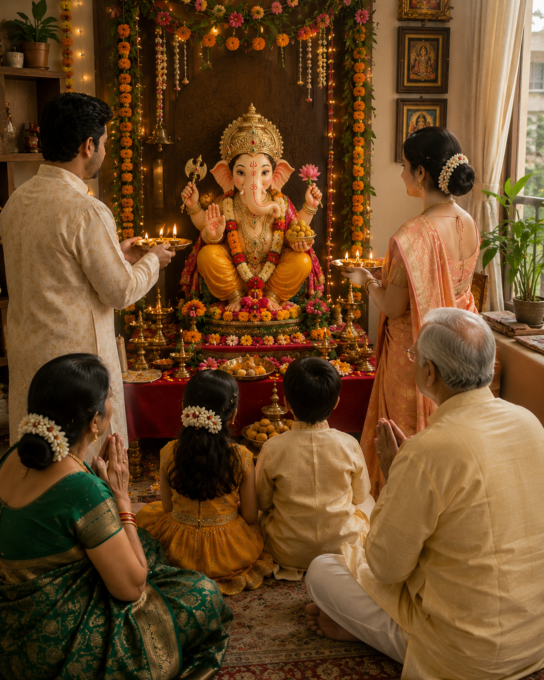 Aarti Thali Worship